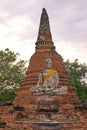 Wat phutthaisawan Ancient Temple Ayutthaya brick wall