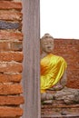 Wat phutthaisawan Ancient Temple Ayutthaya brick wall