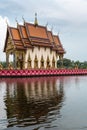 Wat Plai Laem Buddhist shrine and reflection, Ko Samui Island, Thailand