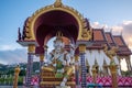 Wat Plai Laem temple with 18 hands God statue Guan Yin