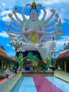 Wat Plai Laem temple with 18 hands God statue Guanyin , Koh Samui, Surat Thani