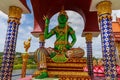 Wat Plai Laem temple and Indra statue on Koh Samui island in Thailand