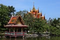 Wat Plai Laem temple in Sumi island