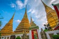 Wat Po Temple at Bangkok, Thailand Royalty Free Stock Photo