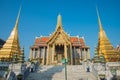 Wat Pra Kaew, The Grand Palace, blue sky, Thailand Royalty Free Stock Photo