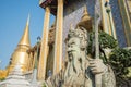 Wat Pra Kaew, The Grand Palace, blue sky, Thailand Royalty Free Stock Photo