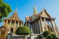Wat Pra Kaew, The Grand Palace, blue sky, Thailand Royalty Free Stock Photo