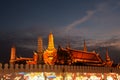 Wat Prakrew is the important temple in Thailand . Royalty Free Stock Photo