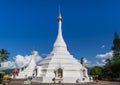 Wat prathat doi kong mu white pagoda, mae hong son, Thailand
