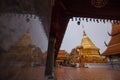 Wat prathat doi suthep temple in chiangmai thailand, the most fa Royalty Free Stock Photo