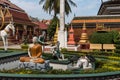 Wat Preah Prom Rath in Siem Reap, Angkor, Cambodia. Royalty Free Stock Photo