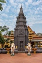 Wat Preah Prom Rath in Siem Reap, Angkor, Cambodia. Royalty Free Stock Photo