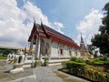 Wat Protsat Ordination Hall in Ayutthaya Historical Province, Buddha in the Tree