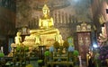 Golden Buddha Statue in Temple ,Bangkok