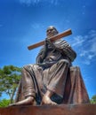 WatPho temple in thailand, measure,buddha in thailand, temple in thailand Royalty Free Stock Photo