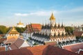 Wat Ratchanaddaram and Loha Prasat Metal Palace in Bangkok ,Thailand Royalty Free Stock Photo