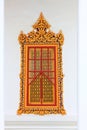 Window In Wat Ratchanatdaram, Bangkok, Thailand Royalty Free Stock Photo