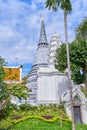Wat Ratchapradit pagoda view in Thailand