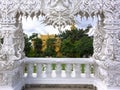 Wat Rong Khun, Architectural Details of Entrance.