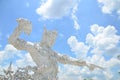 Wat rong khun Changrai Thailand Royalty Free Stock Photo