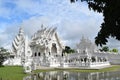 Wat Rong Khun in Chiang Rai, Thailand Royalty Free Stock Photo