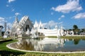 Wat Rong-Khun, Chiangrai Province, Thailand Royalty Free Stock Photo