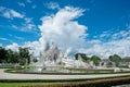 Wat Rong Khun in Chiangrai province, Thailand Royalty Free Stock Photo