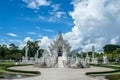 Wat Rong Khun in Chiangrai province, Thailand Royalty Free Stock Photo