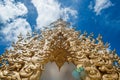 Wat Rong Khun in Chiangrai province, Thailand Royalty Free Stock Photo