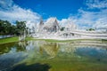 Wat Rong Khun in Chiangrai province, Thailand Royalty Free Stock Photo