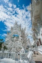 Wat Rong Khun in Chiangrai province, Thailand Royalty Free Stock Photo