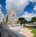 Wat Rong Khun close up details of ornamentation