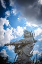 Wat Rong Khun White temple , Chiang Rai, Thailand Royalty Free Stock Photo