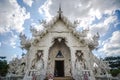 Wat Rong Khun White temple , Chiang Rai, Thailand Royalty Free Stock Photo