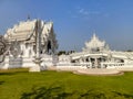 Wat Rong Khun or the White temple of Chiang Rai Thailand