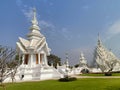 Wat Rong Khun or the White temple of Chiang Rai Thailand