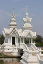 Wat Rong Khun or White Temple Royalty Free Stock Photo
