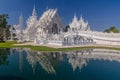 Wat Rong Khun (White Temple) near Chiang Rai, Thaila Royalty Free Stock Photo