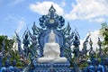 Wat rong suea ten Changrai Thailandu Royalty Free Stock Photo