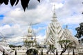 Wat Rongkhun at Chiangrai Royalty Free Stock Photo