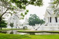 wat rongkhun in chiangrai province Royalty Free Stock Photo