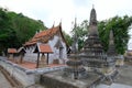 Wat Sa Sra Bua is an old Buddhist temple, located at the foot of the east side of Khao Wang hill, Phetchaburi, Thailand