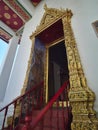 Wat Saket Ratcha Wora Maha Wihan Bangkok Thailand.The temple