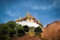 Wat Saket, Saket temple,The Golden Mount Temple, Bangkok, Thailand Royalty Free Stock Photo