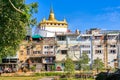 Wat Saket temple also known as Golden Mount view in Bangkok Royalty Free Stock Photo