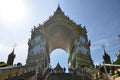 Wat sang kaew phothiyan Changrai Thailand Royalty Free Stock Photo