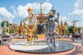 Wat Sangkaew Phothiyan the beautiful modern style temple in Chiang rai province of Thailand. Royalty Free Stock Photo