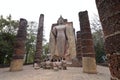 Wat Saphan Hin is a culturally significant site in Sukhothai Historical Park due to its association with Thai King Ramkhamhaeng Royalty Free Stock Photo