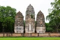 Wat Si Sawai Sri Savaya in Sukhothai THAILAND. Royalty Free Stock Photo