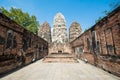 Wat Si Sawai in Sukhothai Historical Park, Sukhothai, Thailand Royalty Free Stock Photo